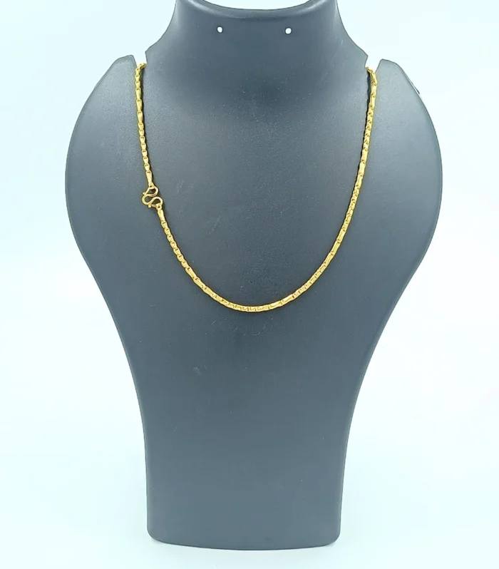 Simple Gold Look Fashion Jewellery Neck Chain