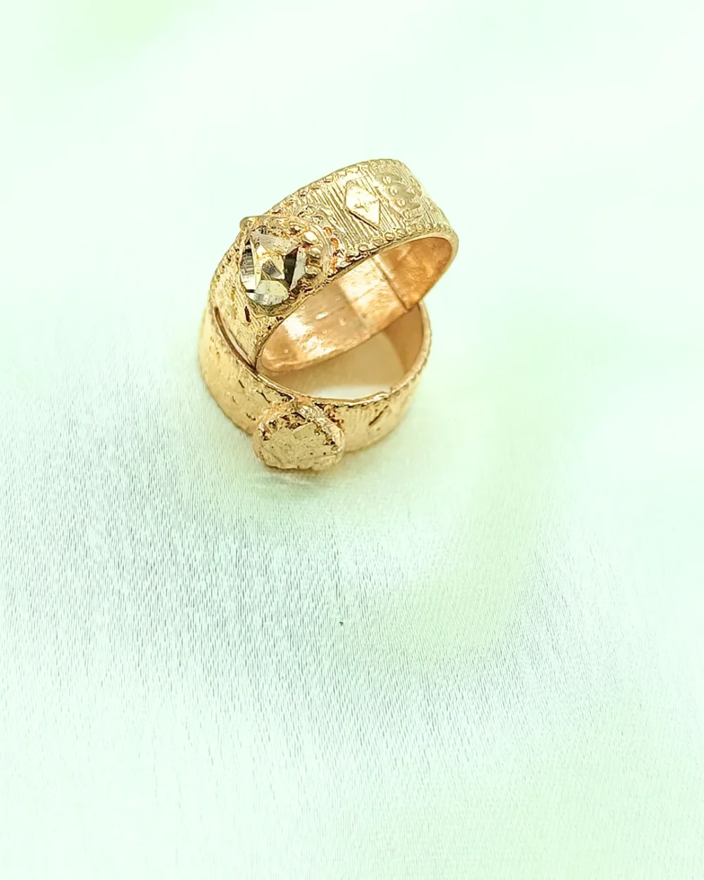 One Gram Gold Classic Toe Ring Pair